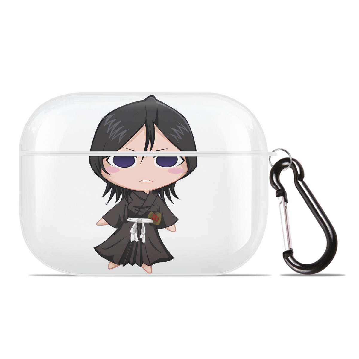 （画像用） ブリーチ 朽木ルキア BLEACH Kuchiki Rukia 【AirPods Pro用】ハードシェル保護ケース 耐衝撃・防指紋・カラビナ付き商品仕様