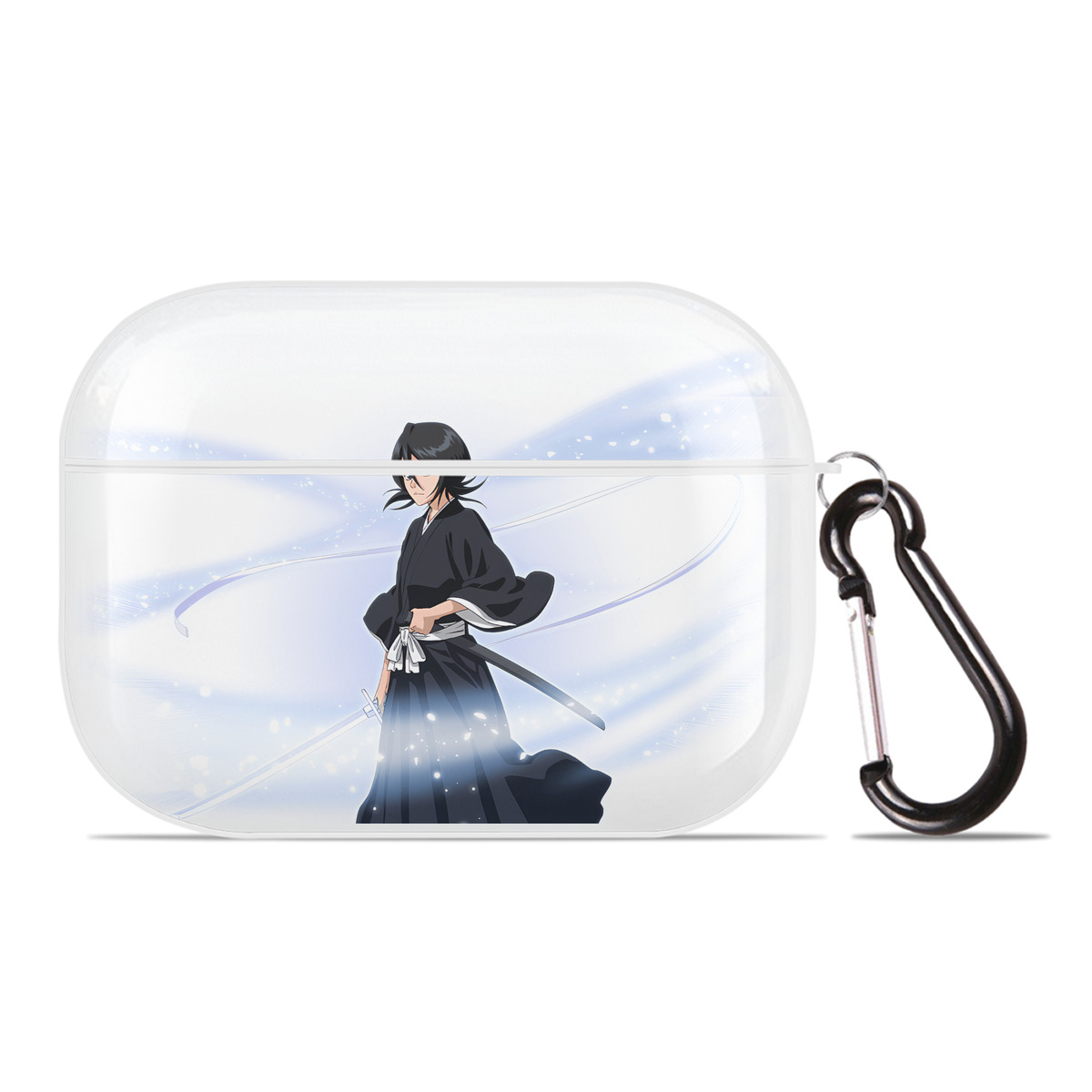 （画像用） ブリーチ 朽木ルキア BLEACH Kuchiki Rukia 【AirPods Pro用】ハードシェル保護ケース 耐衝撃・防指紋・カラビナ付き商品仕様