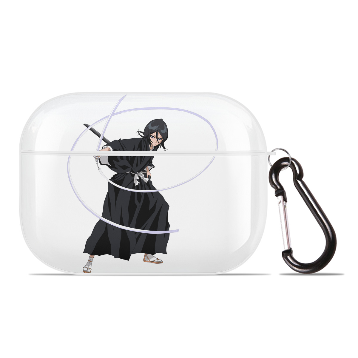 （画像用） ブリーチ 朽木ルキア BLEACH Kuchiki Rukia 【AirPods Pro用】ハードシェル保護ケース 耐衝撃・防指紋・カラビナ付き商品仕様