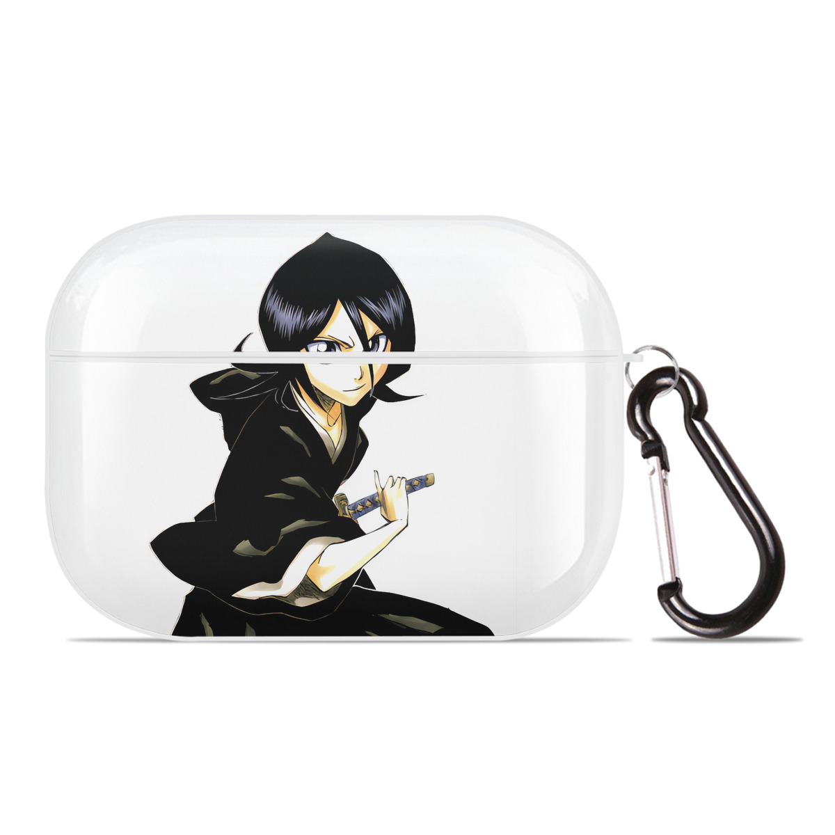 （画像用） ブリーチ 朽木ルキア BLEACH Kuchiki Rukia 【AirPods Pro用】ハードシェル保護ケース 耐衝撃・防指紋・カラビナ付き商品仕様