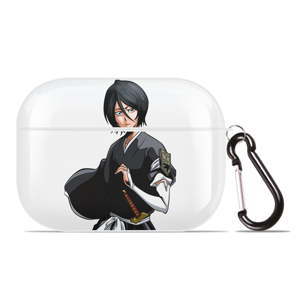 （画像用） ブリーチ 朽木ルキア BLEACH Kuchiki Rukia 【AirPods Pro用】ハードシェル保護ケース 耐衝撃・防指紋・カラビナ付き商品仕様