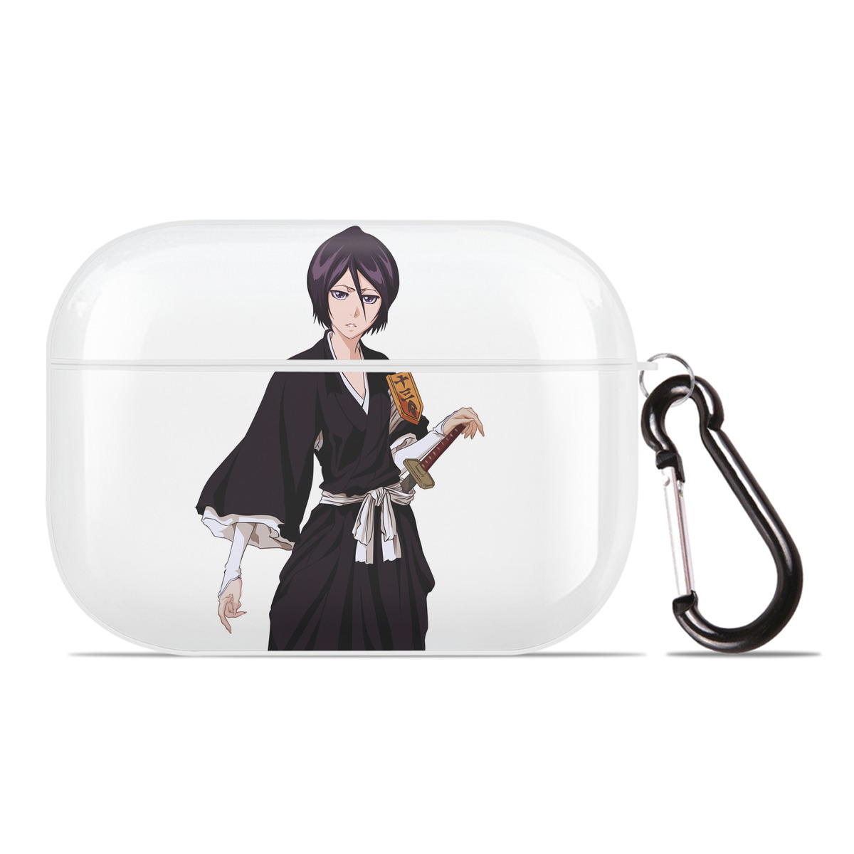 （画像用） ブリーチ 朽木ルキア BLEACH Kuchiki Rukia 【AirPods Pro用】ハードシェル保護ケース 耐衝撃・防指紋・カラビナ付き商品仕様