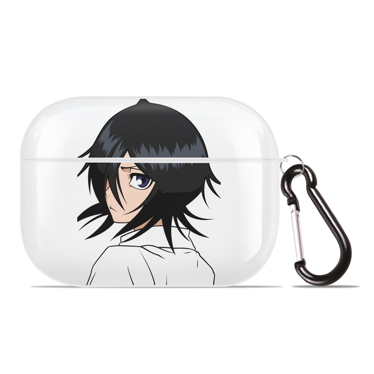 （画像用） ブリーチ 朽木ルキア BLEACH Kuchiki Rukia 【AirPods Pro用】ハードシェル保護ケース 耐衝撃・防指紋・カラビナ付き商品仕様