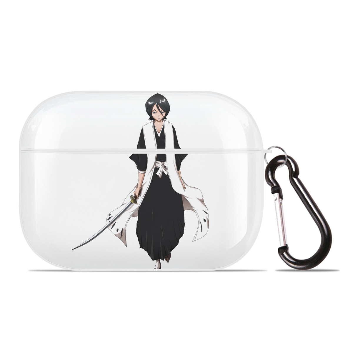 （画像用） ブリーチ 朽木ルキア BLEACH Kuchiki Rukia 【AirPods Pro用】ハードシェル保護ケース 耐衝撃・防指紋・カラビナ付き商品仕様