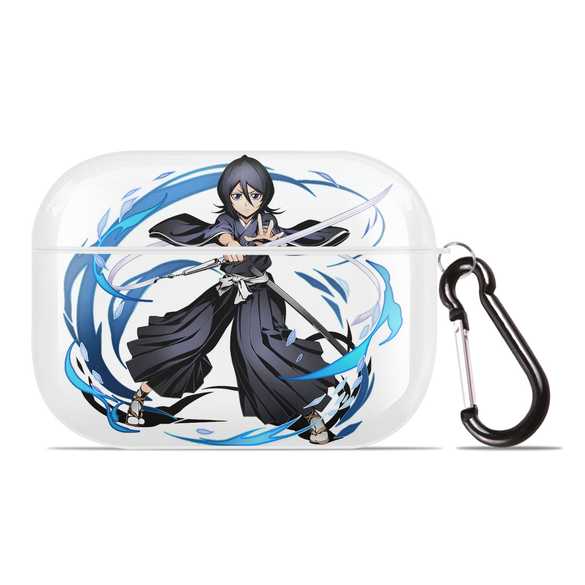 （画像用） ブリーチ 朽木ルキア BLEACH Kuchiki Rukia 【AirPods Pro用】ハードシェル保護ケース 耐衝撃・防指紋・カラビナ付き商品仕様