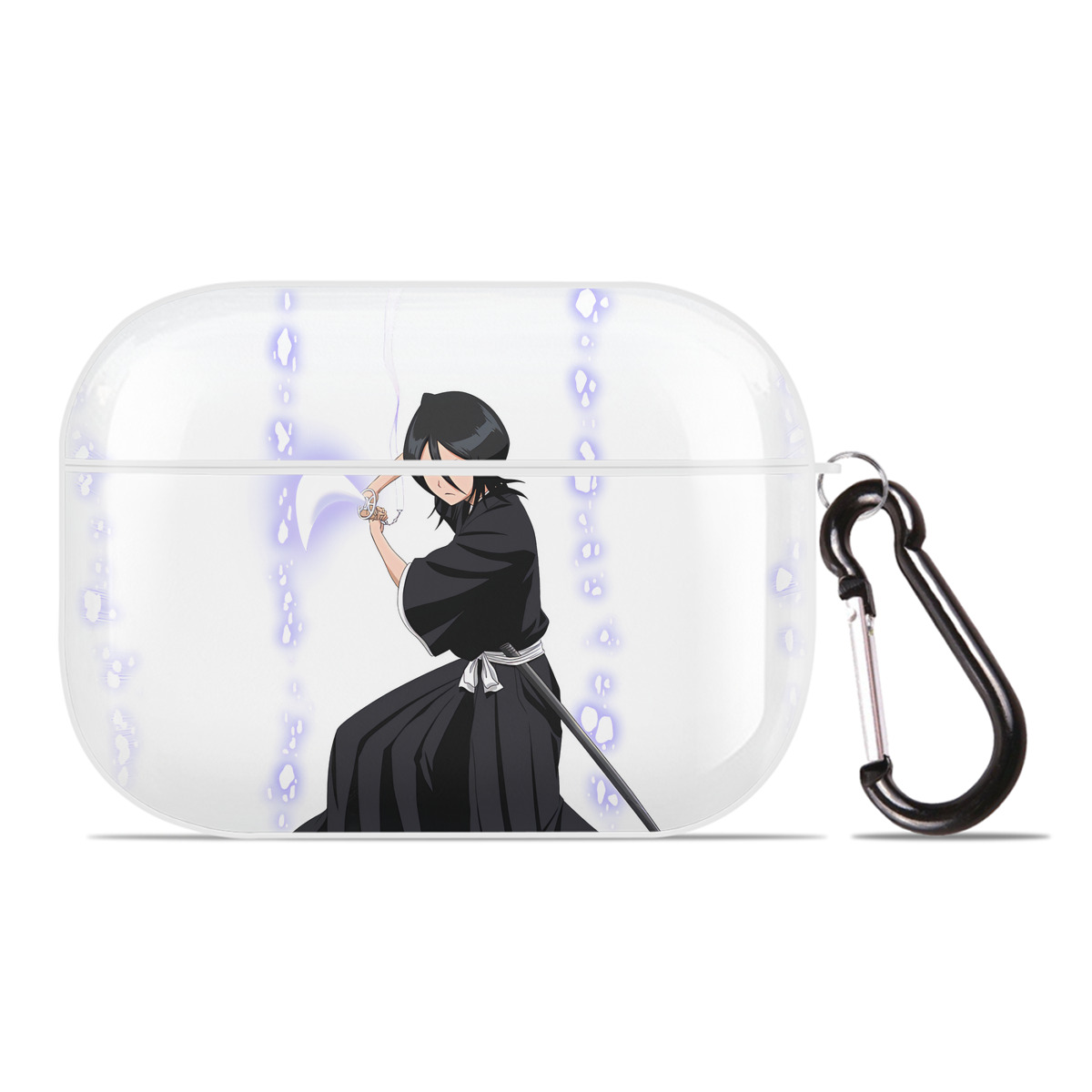 （画像用） ブリーチ 朽木ルキア BLEACH Kuchiki Rukia 【AirPods Pro用】ハードシェル保護ケース 耐衝撃・防指紋・カラビナ付き商品仕様