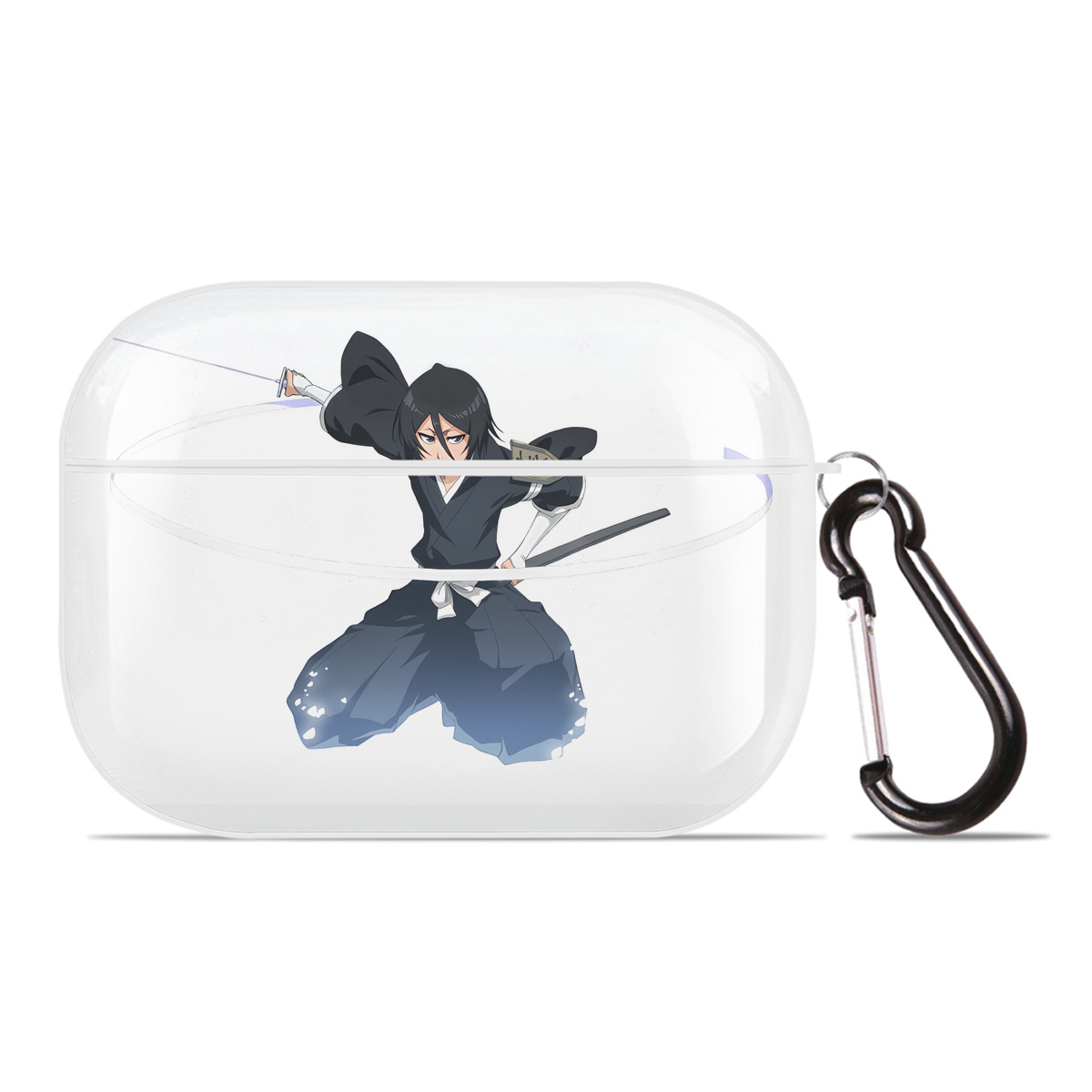 （画像用） ブリーチ 朽木ルキア BLEACH Kuchiki Rukia 【AirPods Pro用】ハードシェル保護ケース 耐衝撃・防指紋・カラビナ付き商品仕様