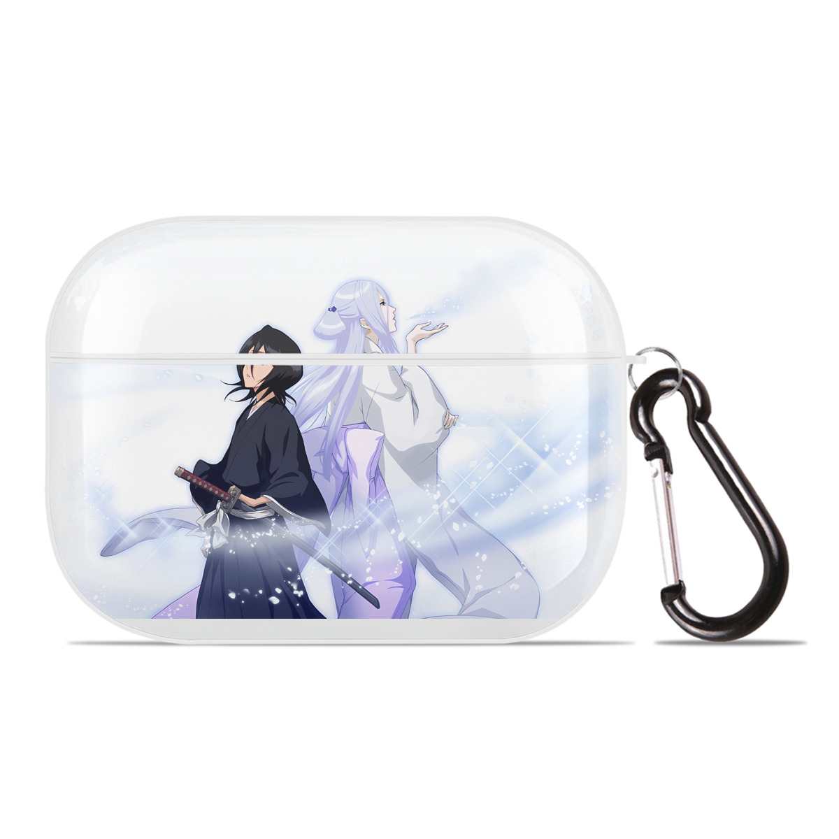 （画像用） ブリーチ 朽木ルキア BLEACH Kuchiki Rukia 【AirPods Pro用】ハードシェル保護ケース 耐衝撃・防指紋・カラビナ付き商品仕様