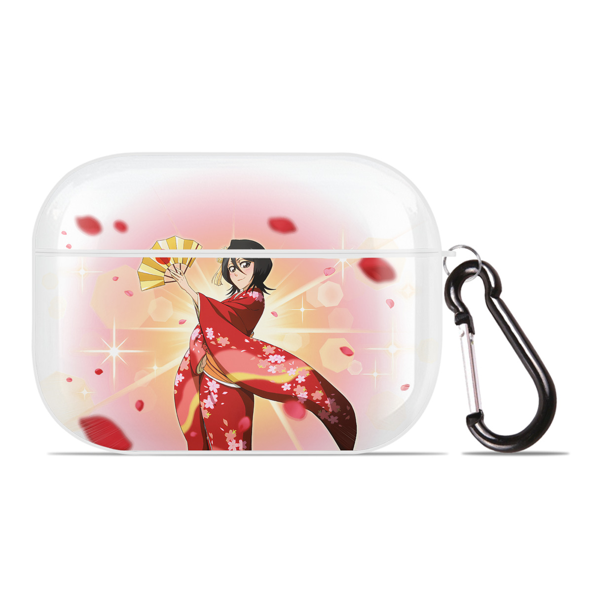 （画像用） ブリーチ 朽木ルキア BLEACH Kuchiki Rukia 【AirPods Pro用】ハードシェル保護ケース 耐衝撃・防指紋・カラビナ付き商品仕様