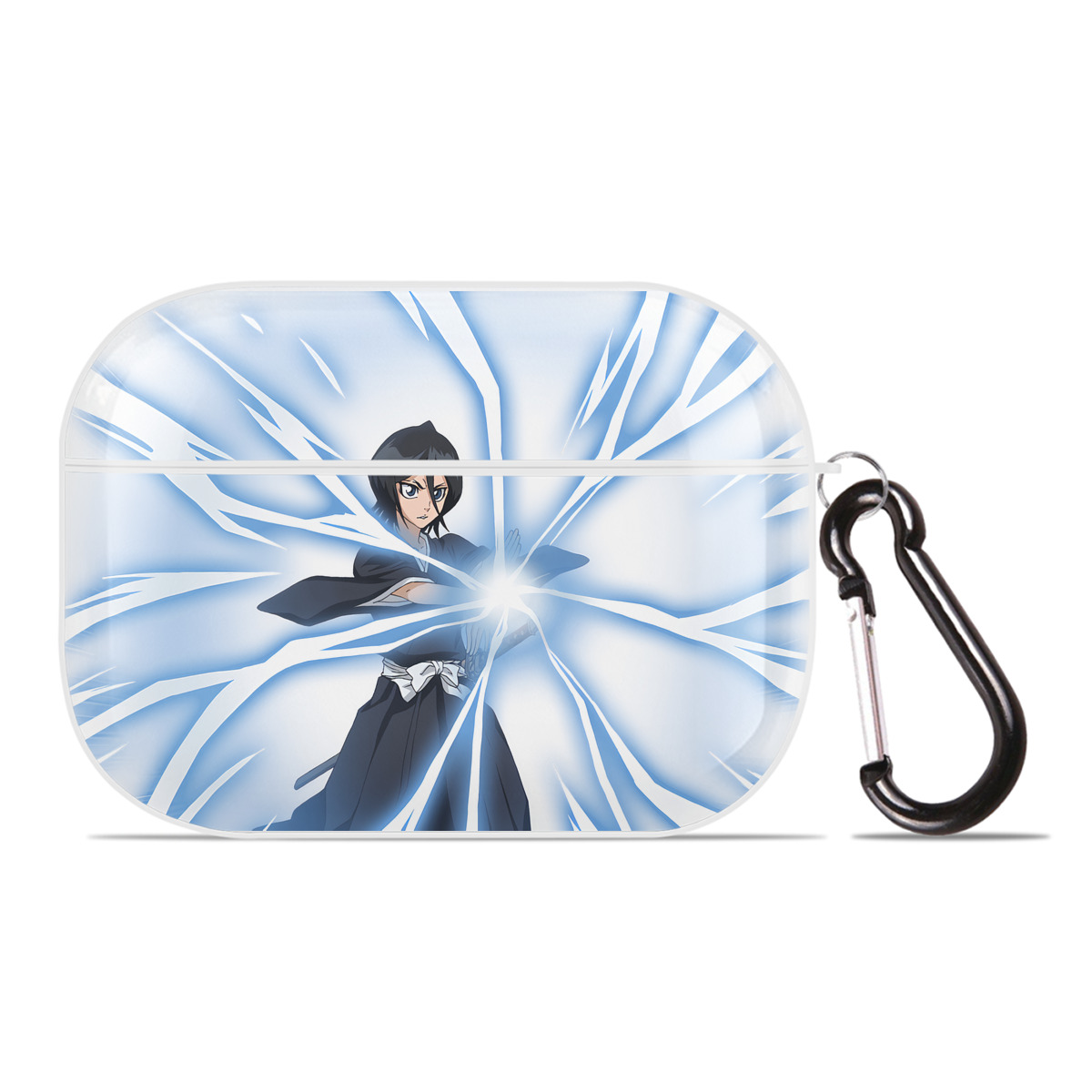 （画像用） ブリーチ 朽木ルキア BLEACH Kuchiki Rukia 【AirPods Pro用】ハードシェル保護ケース 耐衝撃・防指紋・カラビナ付き商品仕様