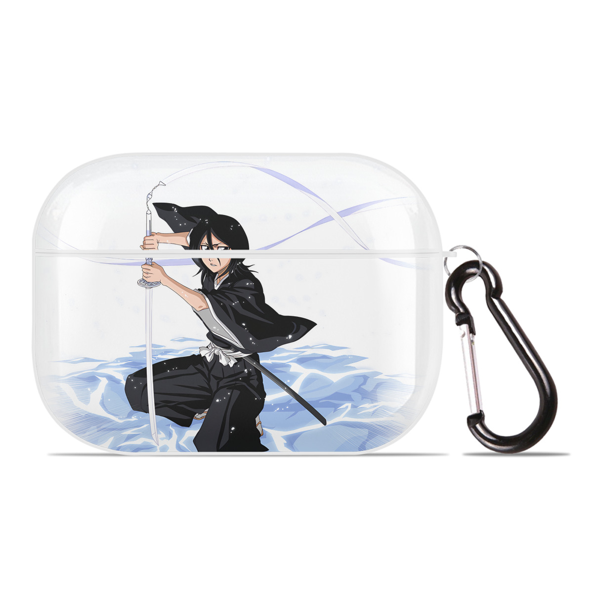 （画像用） ブリーチ 朽木ルキア BLEACH Kuchiki Rukia 【AirPods Pro用】ハードシェル保護ケース 耐衝撃・防指紋・カラビナ付き商品仕様