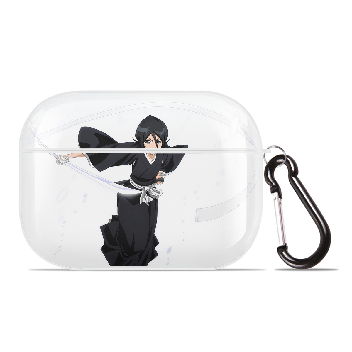 （画像用） ブリーチ 朽木ルキア BLEACH Kuchiki Rukia 【AirPods Pro用】ハードシェル保護ケース 耐衝撃・防指紋・カラビナ付き商品仕様