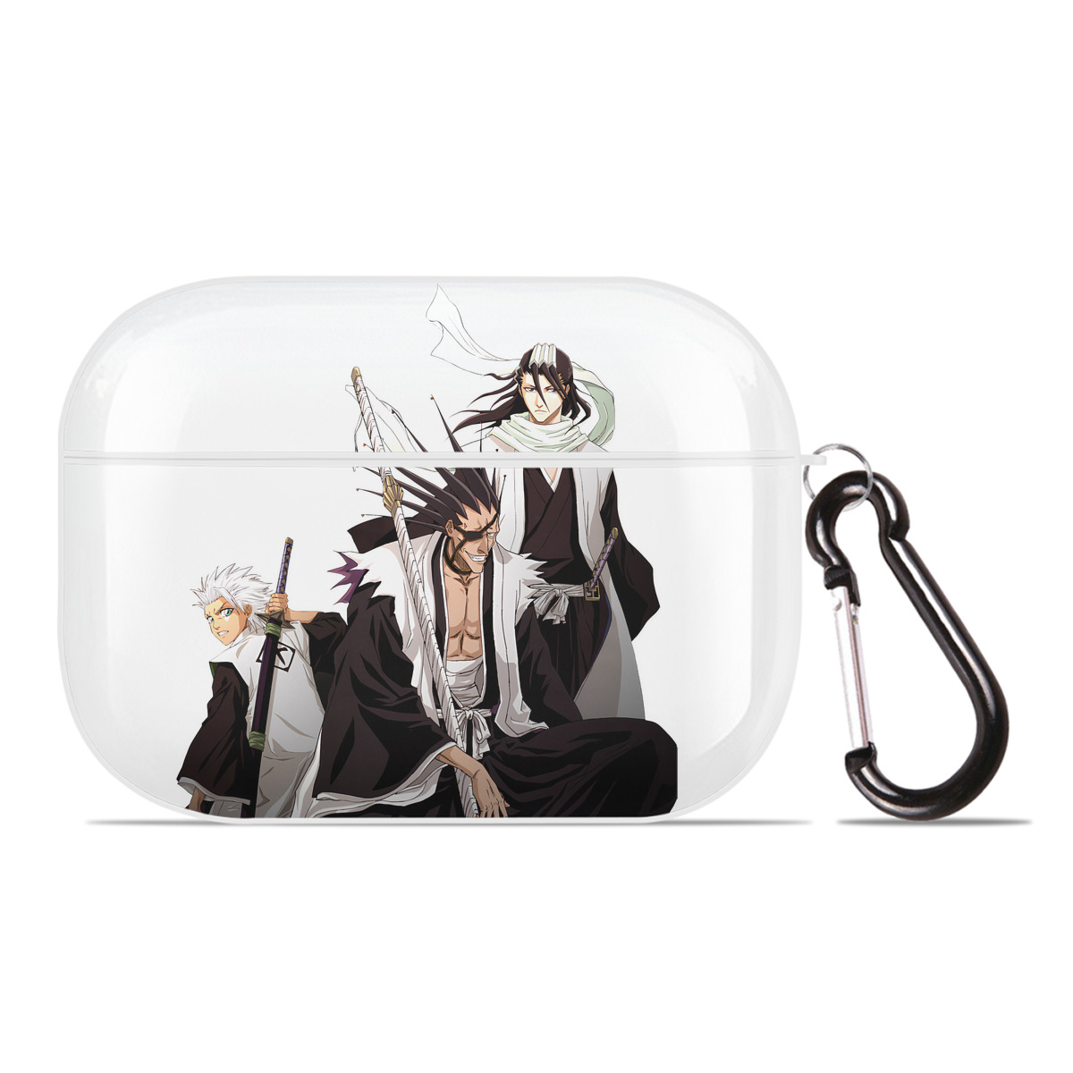 （画像用） ブリーチ ざらき けんぱち BLEACH Zaraki Kenpachi 【AirPods Pro用】ハードシェル保護ケース 耐衝撃・防指紋・カラビナ付き商品仕様