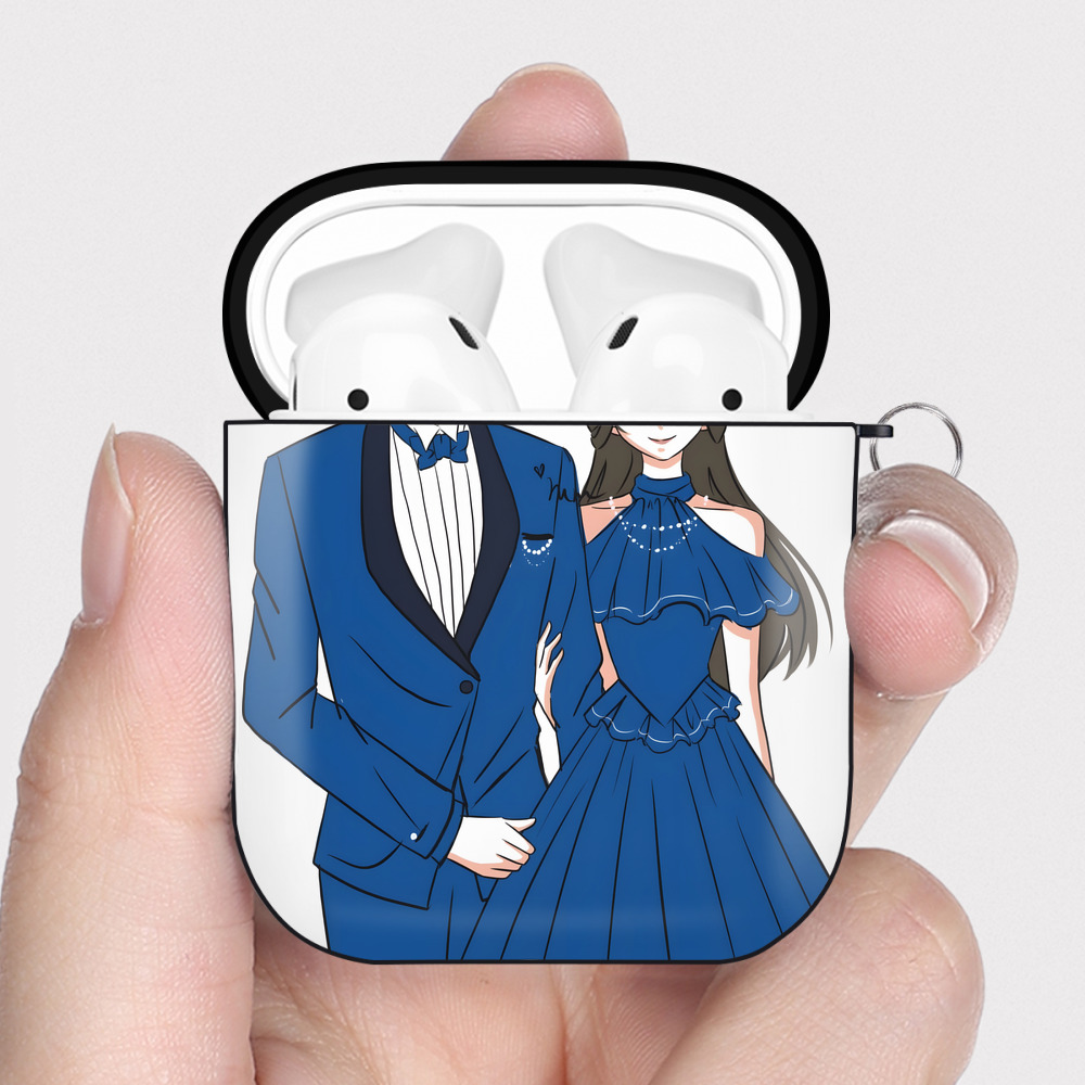 （画像用） ブリーチ ざらき けんぱち BLEACH Zaraki Kenpachi AirPods 第2世代保護ケース ハードシェル ブラック 耐衝撃・防指紋・カラビナ付き