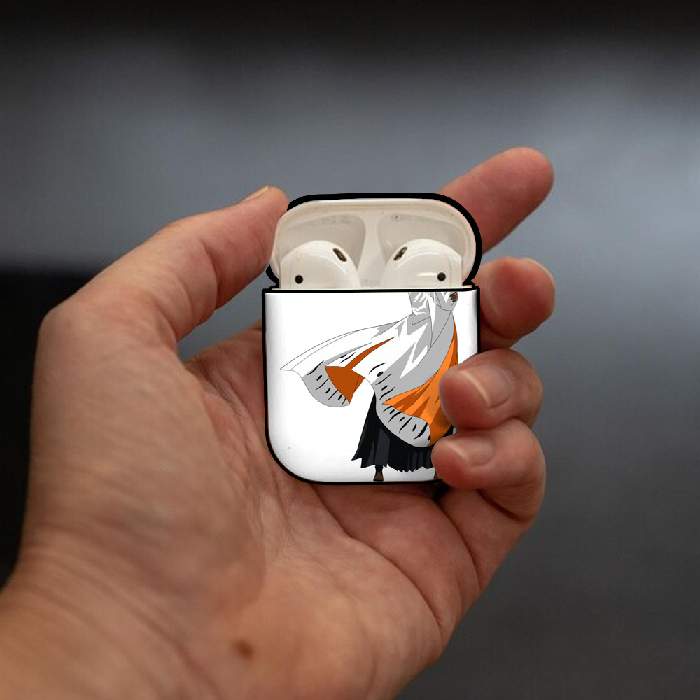 ブリーチ 四楓院 夜一（しほういん よるいち） BLEACH Shihouin Yoruichi AirPods 第2世代保護ケース ハードシェル ブラック 耐衝撃・防指紋・カラビナ付き