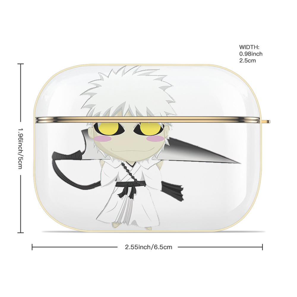 ブリーチ 黒崎一護（くろさき いちご）BLEACH Kurosaki Ichigo 【AirPods Pro用】ハードシェル保護ケース｜耐衝撃・防指紋・カラビナ付き商品仕様