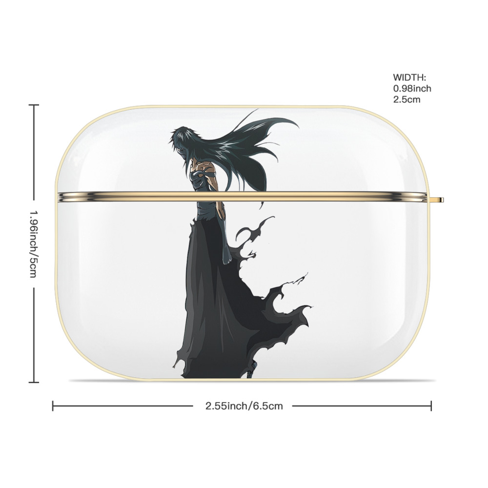 ブリーチ 黒崎一護（くろさき いちご）BLEACH Kurosaki Ichigo 【AirPods Pro用】ハードシェル保護ケース｜耐衝撃・防指紋・カラビナ付き商品仕様