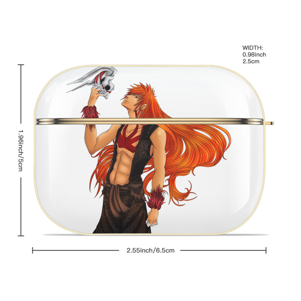ブリーチ 黒崎一護（くろさき いちご）BLEACH Kurosaki Ichigo 【AirPods Pro用】ハードシェル保護ケース｜耐衝撃・防指紋・カラビナ付き商品仕様