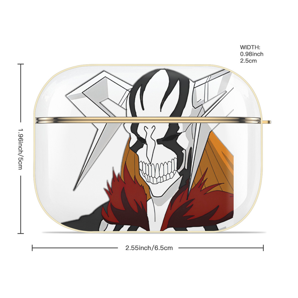 ブリーチ 黒崎一護（くろさき いちご）BLEACH Kurosaki Ichigo 【AirPods Pro用】ハードシェル保護ケース｜耐衝撃・防指紋・カラビナ付き商品仕様