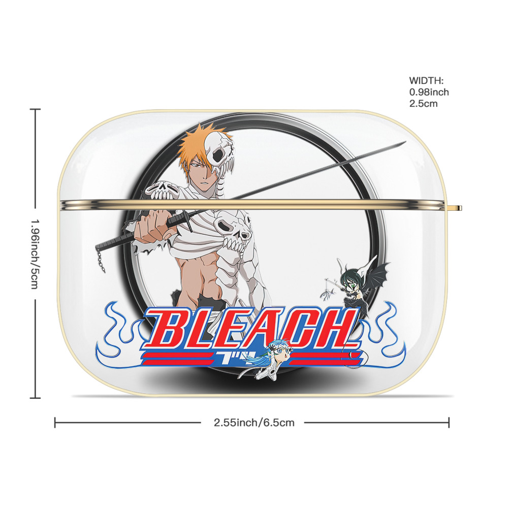 ブリーチ 黒崎一護（くろさき いちご）BLEACH Kurosaki Ichigo 【AirPods Pro用】ハードシェル保護ケース｜耐衝撃・防指紋・カラビナ付き商品仕様