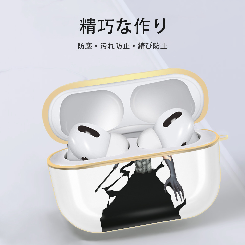 ブリーチ 黒崎一護（くろさき いちご）BLEACH Kurosaki Ichigo 【AirPods Pro用】ハードシェル保護ケース｜耐衝撃・防指紋・カラビナ付き商品仕様