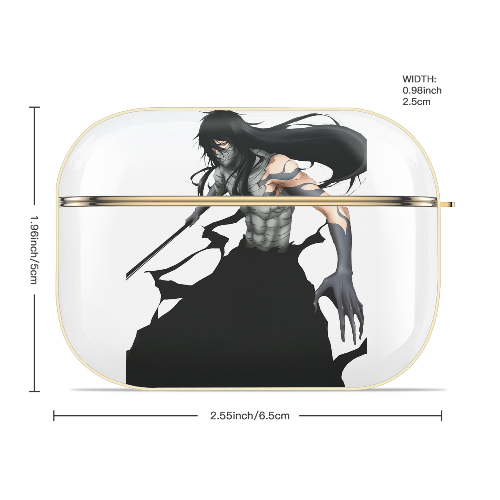 ブリーチ 黒崎一護（くろさき いちご）BLEACH Kurosaki Ichigo 【AirPods Pro用】ハードシェル保護ケース｜耐衝撃・防指紋・カラビナ付き商品仕様