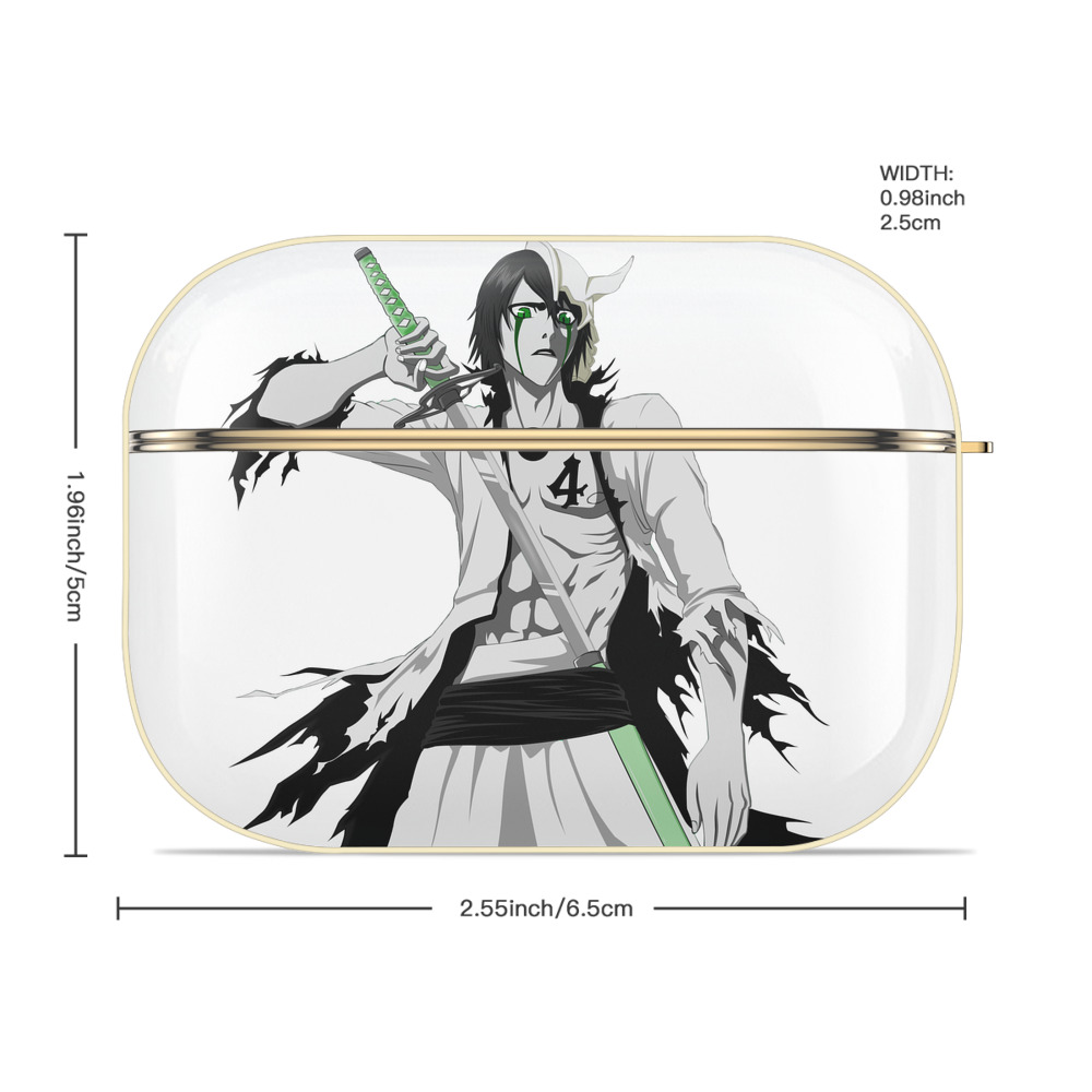 ブリーチ ウルキオラ·シファー BLEACH Ulquiorra cifer 【AirPods Pro用】ハードシェル保護ケース｜耐衝撃・防指紋・カラビナ付き商品仕様