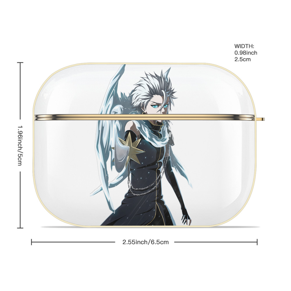 ブリーチ 日番谷冬獅郎（ひつがや とうしろう） BLEACH Hitsugaya Toushirou 【AirPods Pro用】ハードシェル保護ケース｜耐衝撃・防指紋・カラビナ付き商品仕様