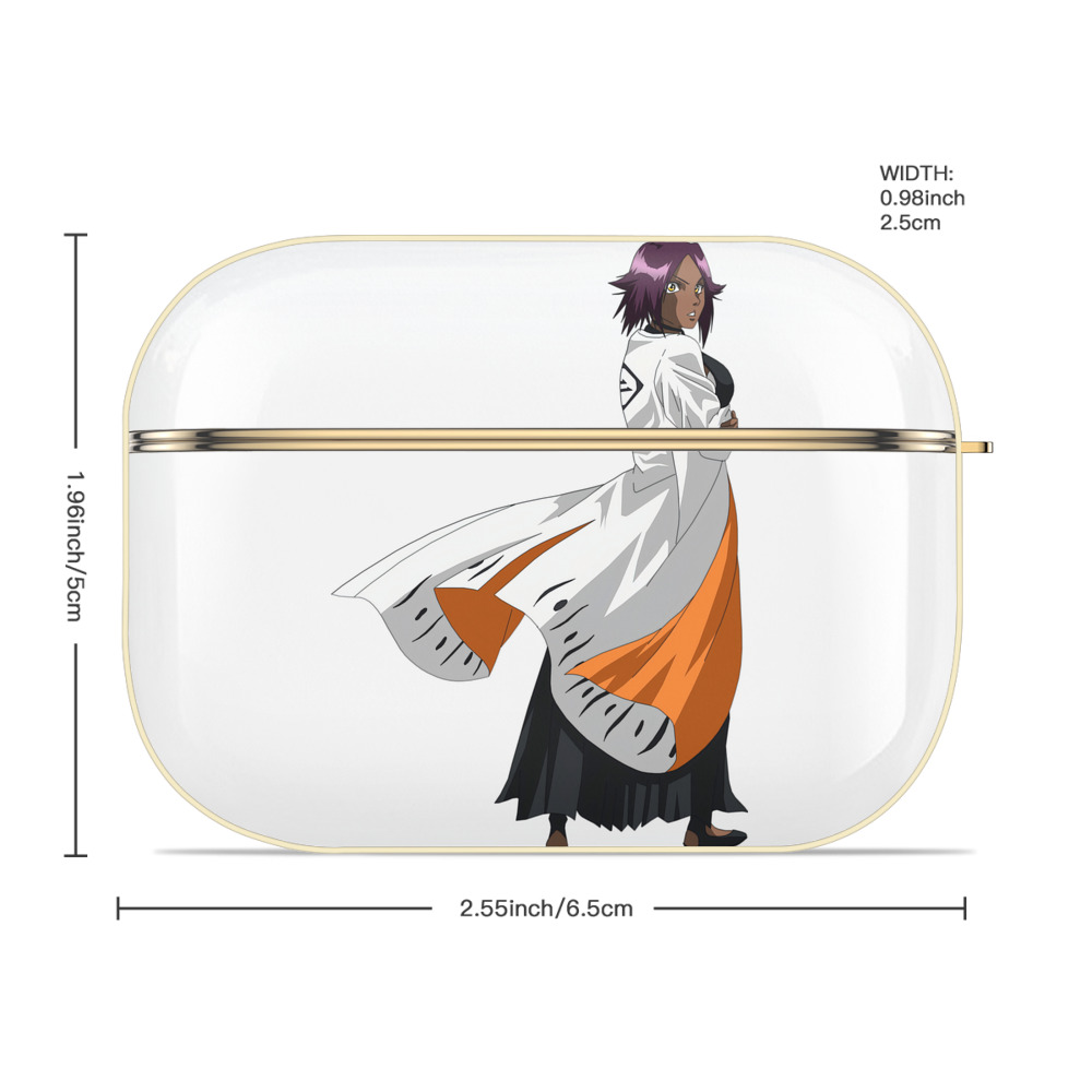 ブリーチ 四楓院 夜一（しほういん よるいち） BLEACH Shihouin Yoruichi 【AirPods Pro用】ハードシェル保護ケース｜耐衝撃・防指紋・カラビナ付き商品仕様