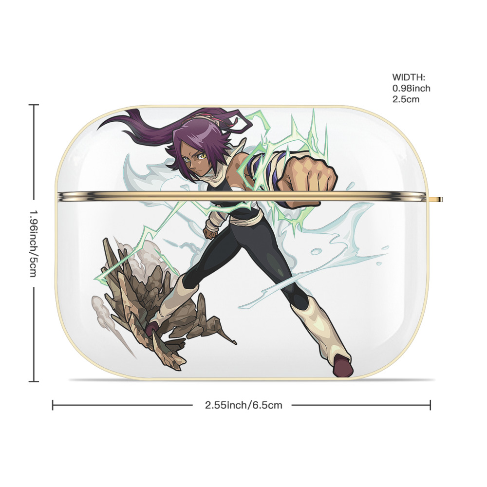 ブリーチ 四楓院 夜一（しほういん よるいち） BLEACH Shihouin Yoruichi 【AirPods Pro用】ハードシェル保護ケース｜耐衝撃・防指紋・カラビナ付き商品仕様