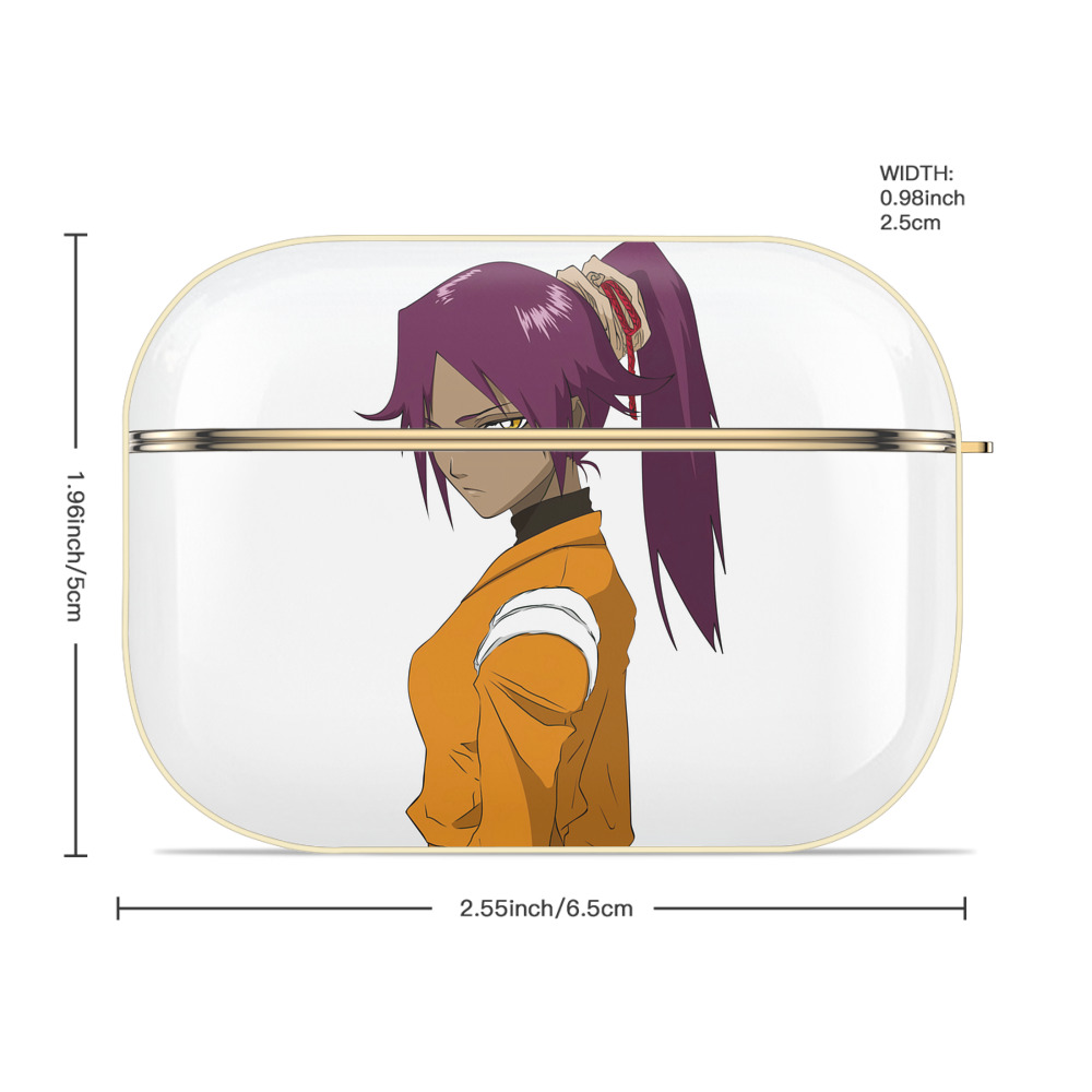 ブリーチ 四楓院 夜一（しほういん よるいち） BLEACH Shihouin Yoruichi 【AirPods Pro用】ハードシェル保護ケース｜耐衝撃・防指紋・カラビナ付き商品仕様