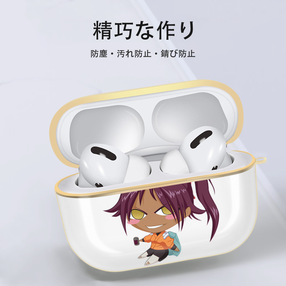 ブリーチ 四楓院 夜一（しほういん よるいち） BLEACH Shihouin Yoruichi 【AirPods Pro用】ハードシェル保護ケース｜耐衝撃・防指紋・カラビナ付き商品仕様