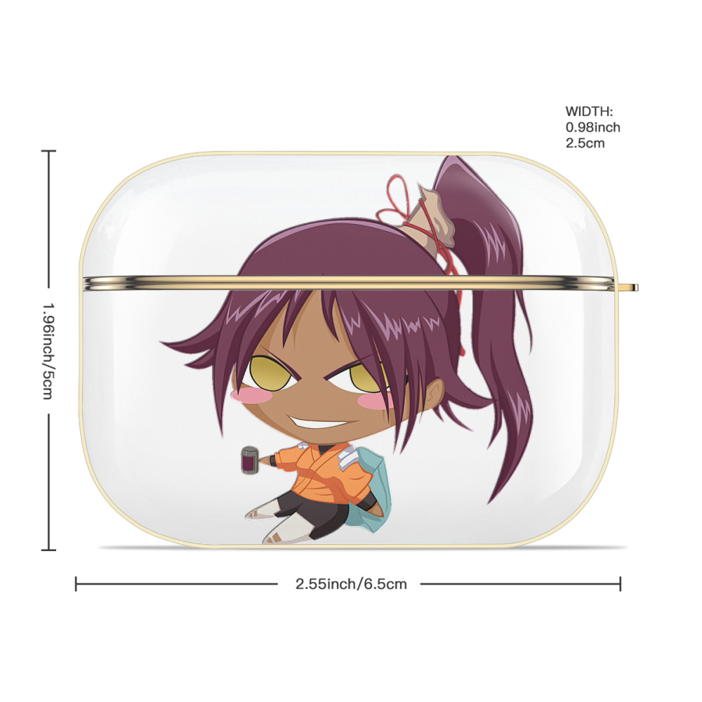 ブリーチ 四楓院 夜一（しほういん よるいち） BLEACH Shihouin Yoruichi 【AirPods Pro用】ハードシェル保護ケース｜耐衝撃・防指紋・カラビナ付き商品仕様