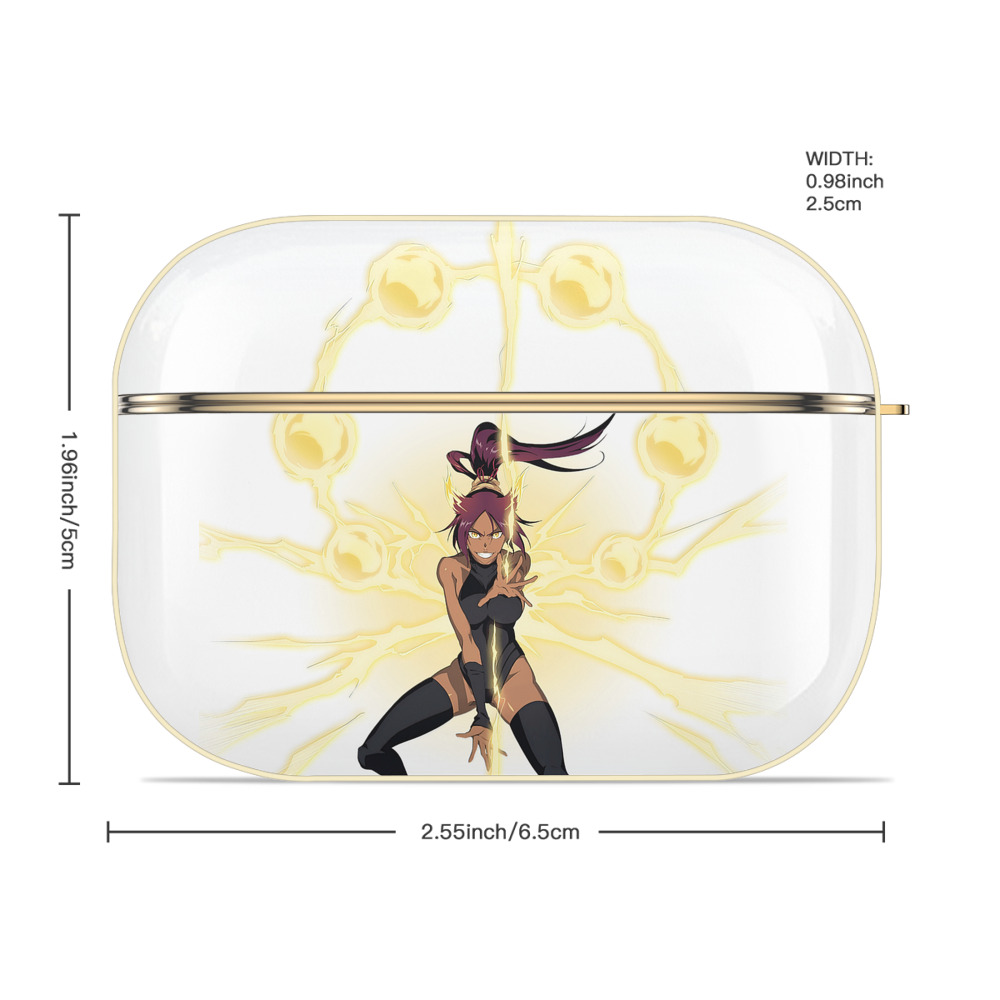 ブリーチ 四楓院 夜一（しほういん よるいち） BLEACH Shihouin Yoruichi 【AirPods Pro用】ハードシェル保護ケース｜耐衝撃・防指紋・カラビナ付き商品仕様