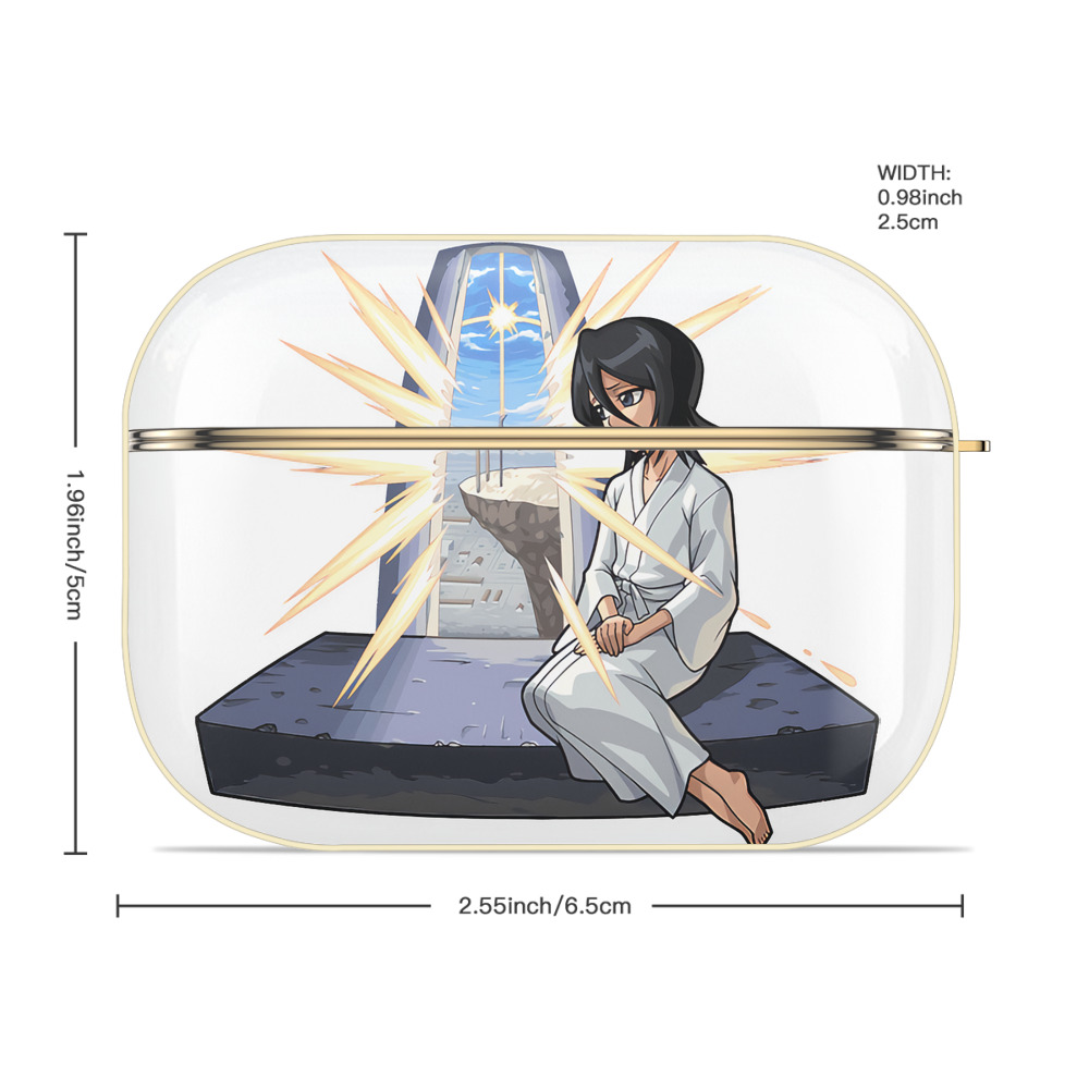ブリーチ 朽木ルキア BLEACH Kuchiki Rukia 【AirPods Pro用】ハードシェル保護ケース｜耐衝撃・防指紋・カラビナ付き商品仕様