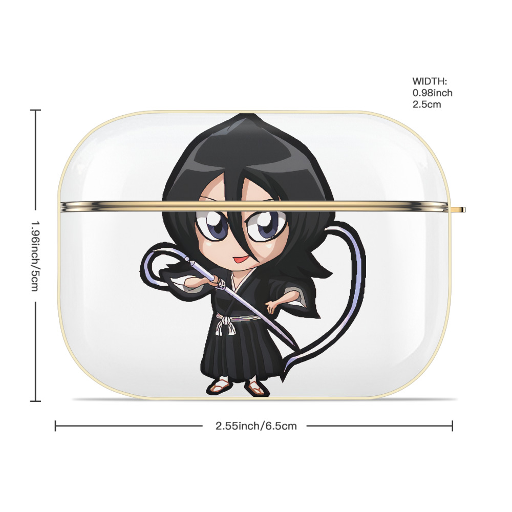 ブリーチ 朽木ルキア BLEACH Kuchiki Rukia 【AirPods Pro用】ハードシェル保護ケース｜耐衝撃・防指紋・カラビナ付き商品仕様