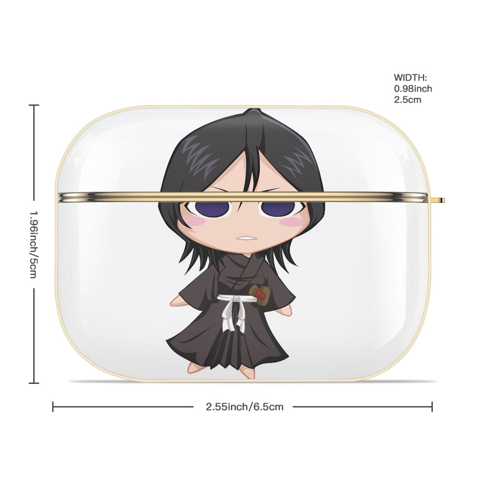 ブリーチ 朽木ルキア BLEACH Kuchiki Rukia 【AirPods Pro用】ハードシェル保護ケース｜耐衝撃・防指紋・カラビナ付き商品仕様