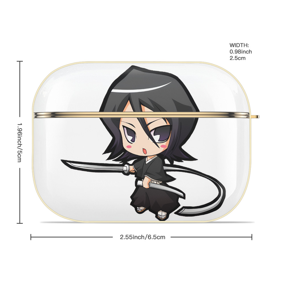 ブリーチ 朽木ルキア BLEACH Kuchiki Rukia 【AirPods Pro用】ハードシェル保護ケース｜耐衝撃・防指紋・カラビナ付き商品仕様