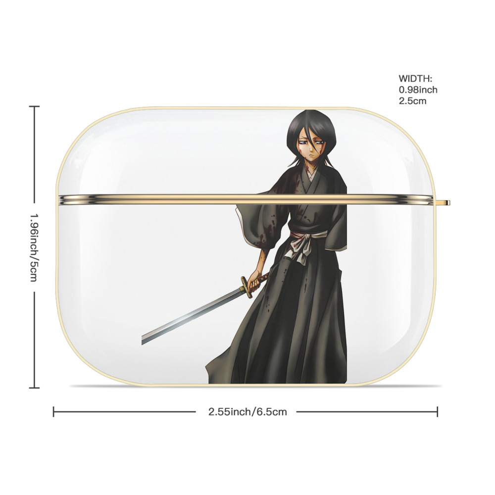 ブリーチ 朽木ルキア BLEACH Kuchiki Rukia 【AirPods Pro用】ハードシェル保護ケース｜耐衝撃・防指紋・カラビナ付き商品仕様