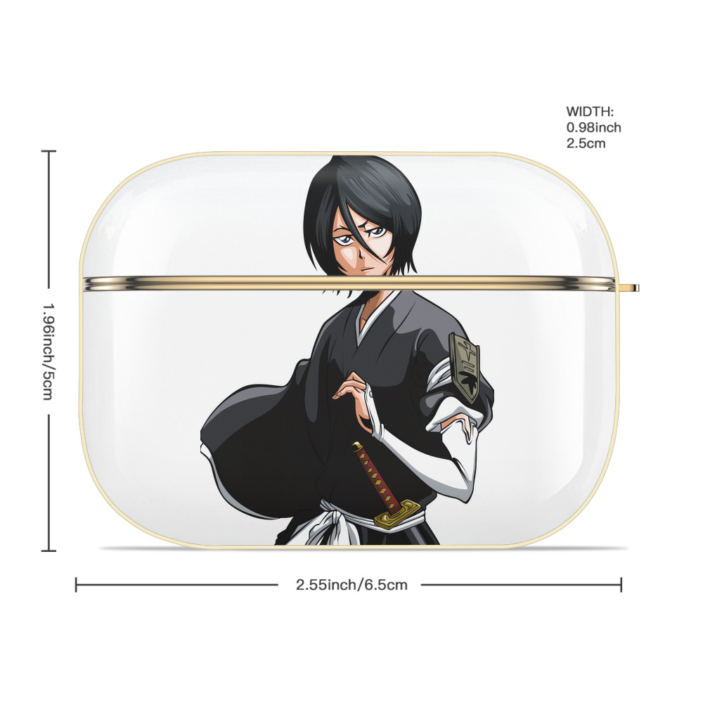 ブリーチ 朽木ルキア BLEACH Kuchiki Rukia 【AirPods Pro用】ハードシェル保護ケース｜耐衝撃・防指紋・カラビナ付き商品仕様