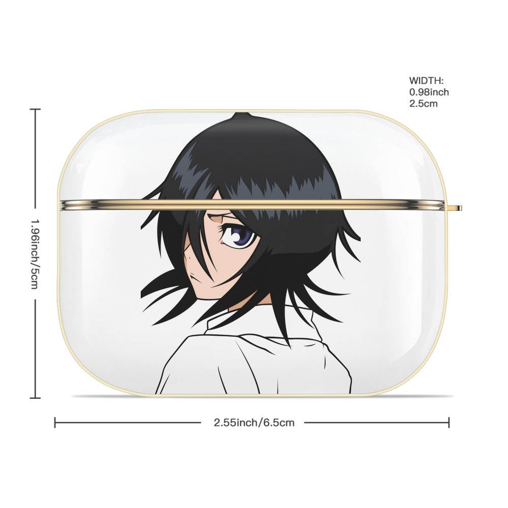 ブリーチ 朽木ルキア BLEACH Kuchiki Rukia 【AirPods Pro用】ハードシェル保護ケース｜耐衝撃・防指紋・カラビナ付き商品仕様