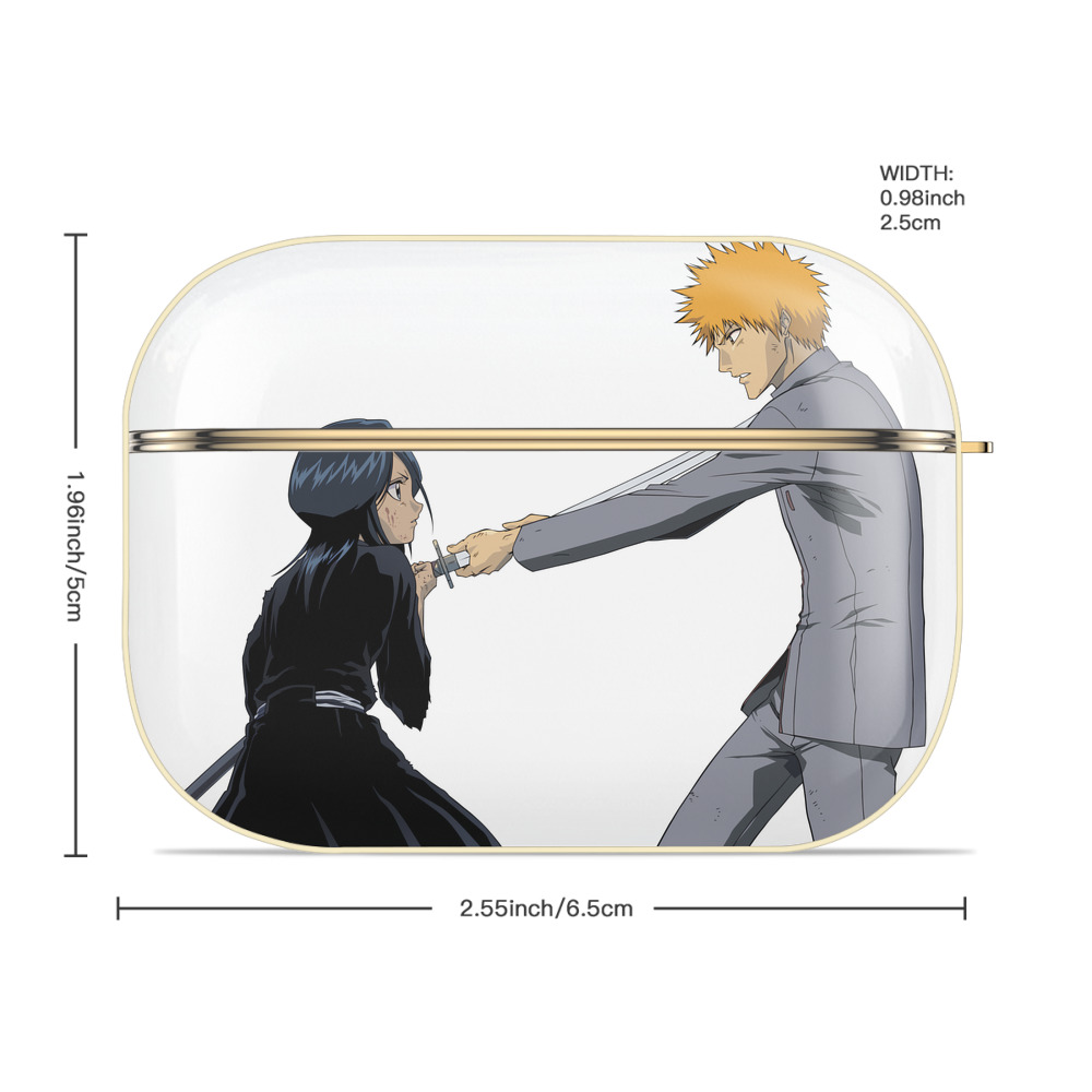 ブリーチ 朽木ルキア BLEACH Kuchiki Rukia 【AirPods Pro用】ハードシェル保護ケース｜耐衝撃・防指紋・カラビナ付き商品仕様