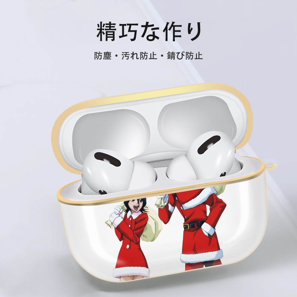 ブリーチ 朽木ルキア BLEACH Kuchiki Rukia 【AirPods Pro用】ハードシェル保護ケース｜耐衝撃・防指紋・カラビナ付き商品仕様