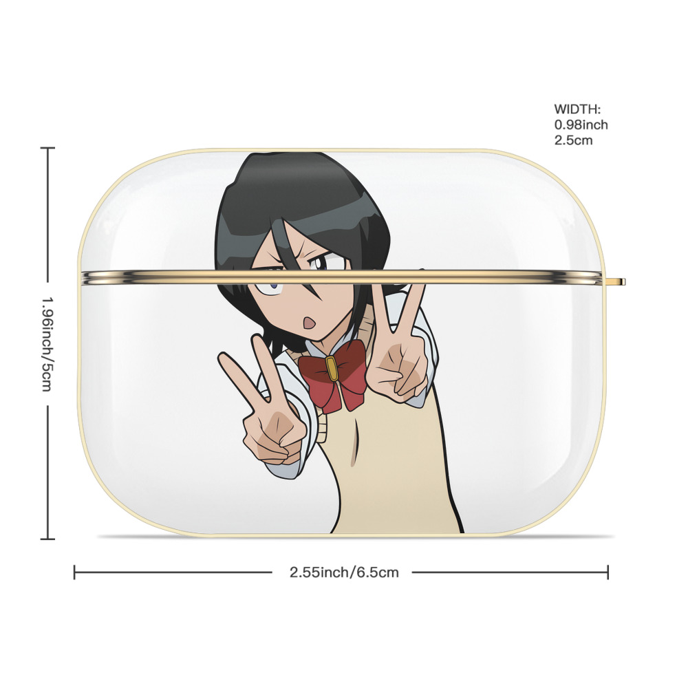 ブリーチ 朽木ルキア BLEACH Kuchiki Rukia 【AirPods Pro用】ハードシェル保護ケース｜耐衝撃・防指紋・カラビナ付き商品仕様