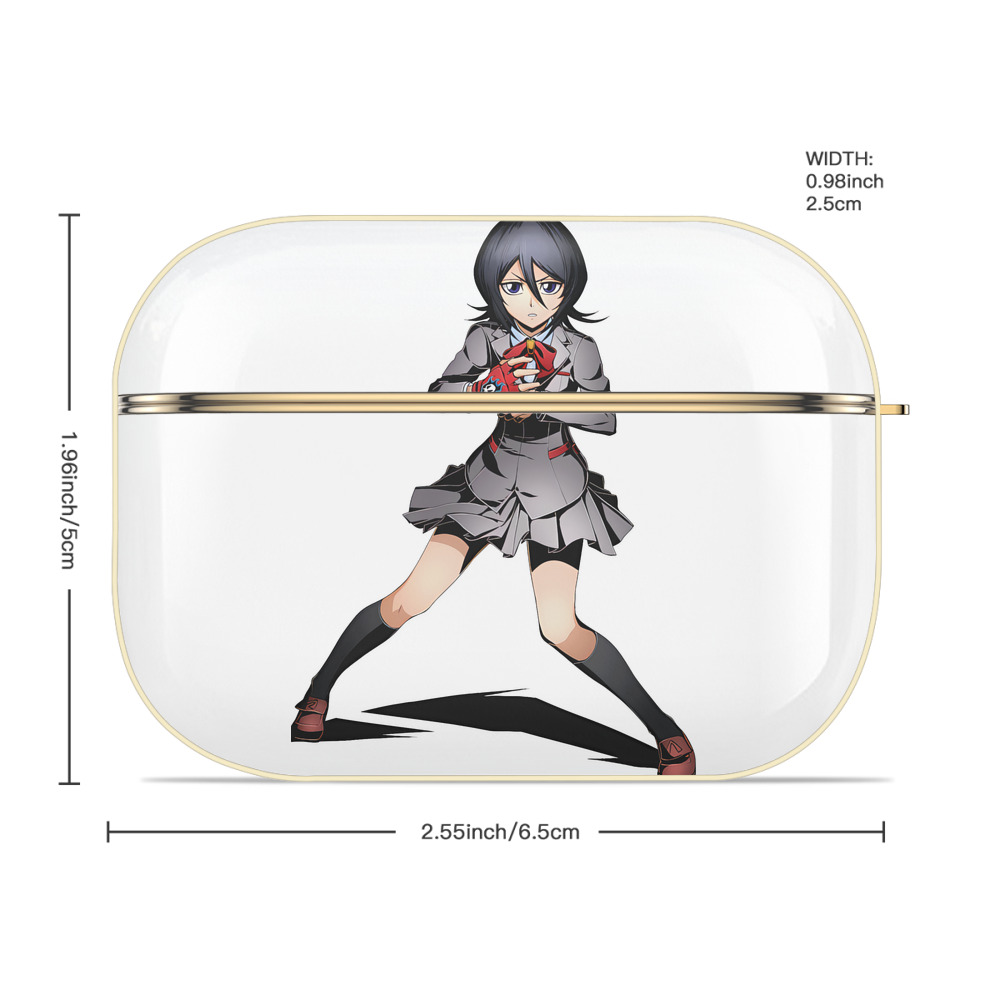 ブリーチ 朽木ルキア BLEACH Kuchiki Rukia 【AirPods Pro用】ハードシェル保護ケース｜耐衝撃・防指紋・カラビナ付き商品仕様