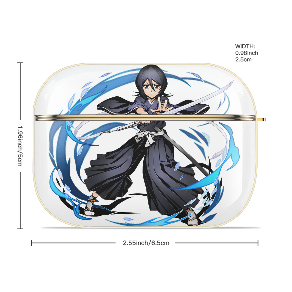 ブリーチ 朽木ルキア BLEACH Kuchiki Rukia 【AirPods Pro用】ハードシェル保護ケース｜耐衝撃・防指紋・カラビナ付き商品仕様