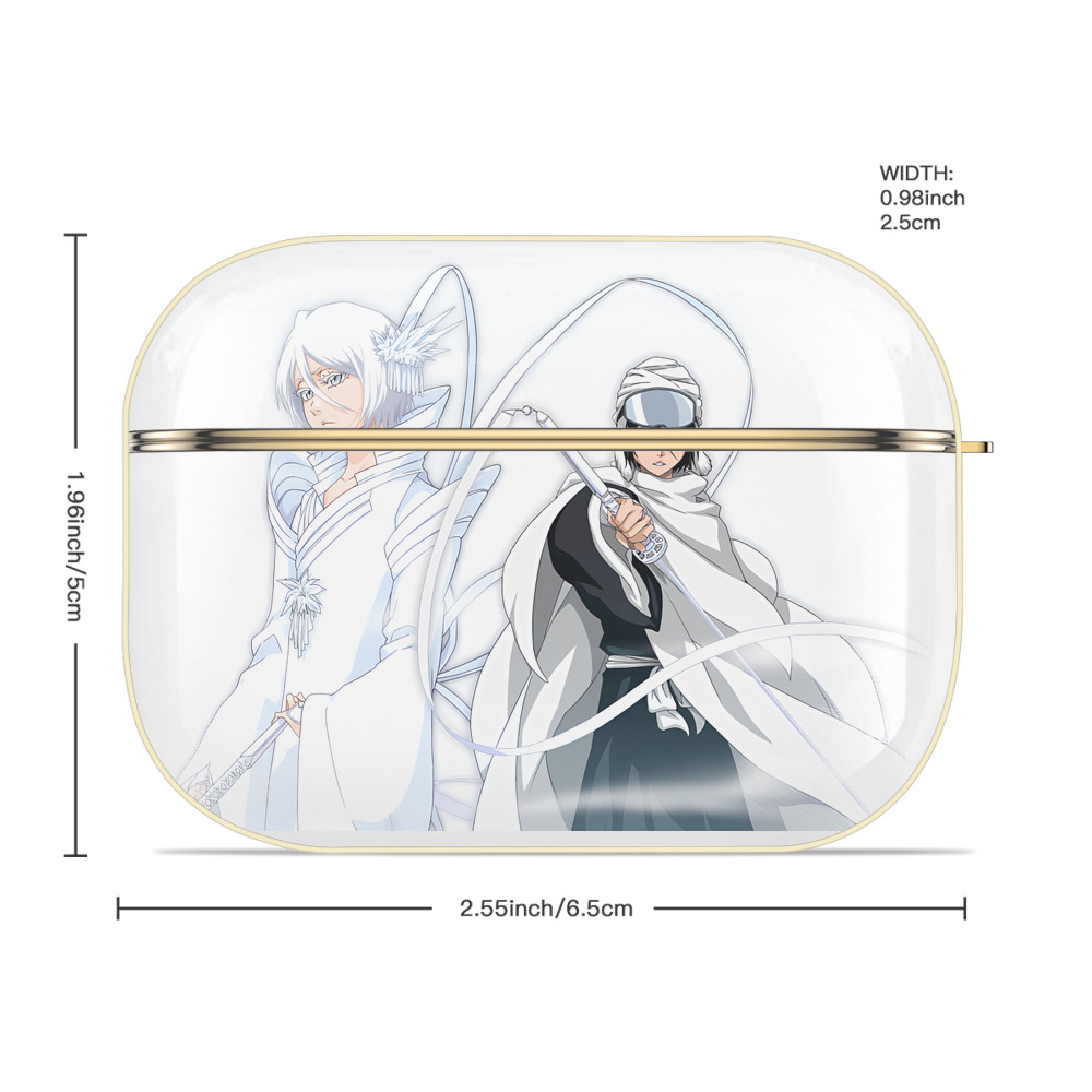 ブリーチ 朽木ルキア BLEACH Kuchiki Rukia 【AirPods Pro用】ハードシェル保護ケース｜耐衝撃・防指紋・カラビナ付き商品仕様