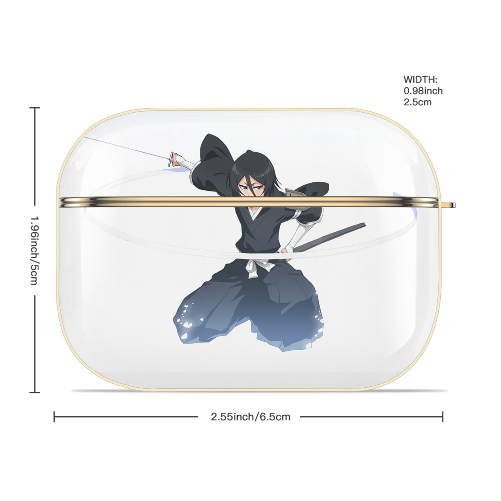 ブリーチ 朽木ルキア BLEACH Kuchiki Rukia 【AirPods Pro用】ハードシェル保護ケース｜耐衝撃・防指紋・カラビナ付き商品仕様