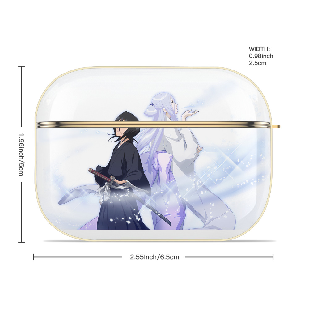 ブリーチ 朽木ルキア BLEACH Kuchiki Rukia 【AirPods Pro用】ハードシェル保護ケース｜耐衝撃・防指紋・カラビナ付き商品仕様