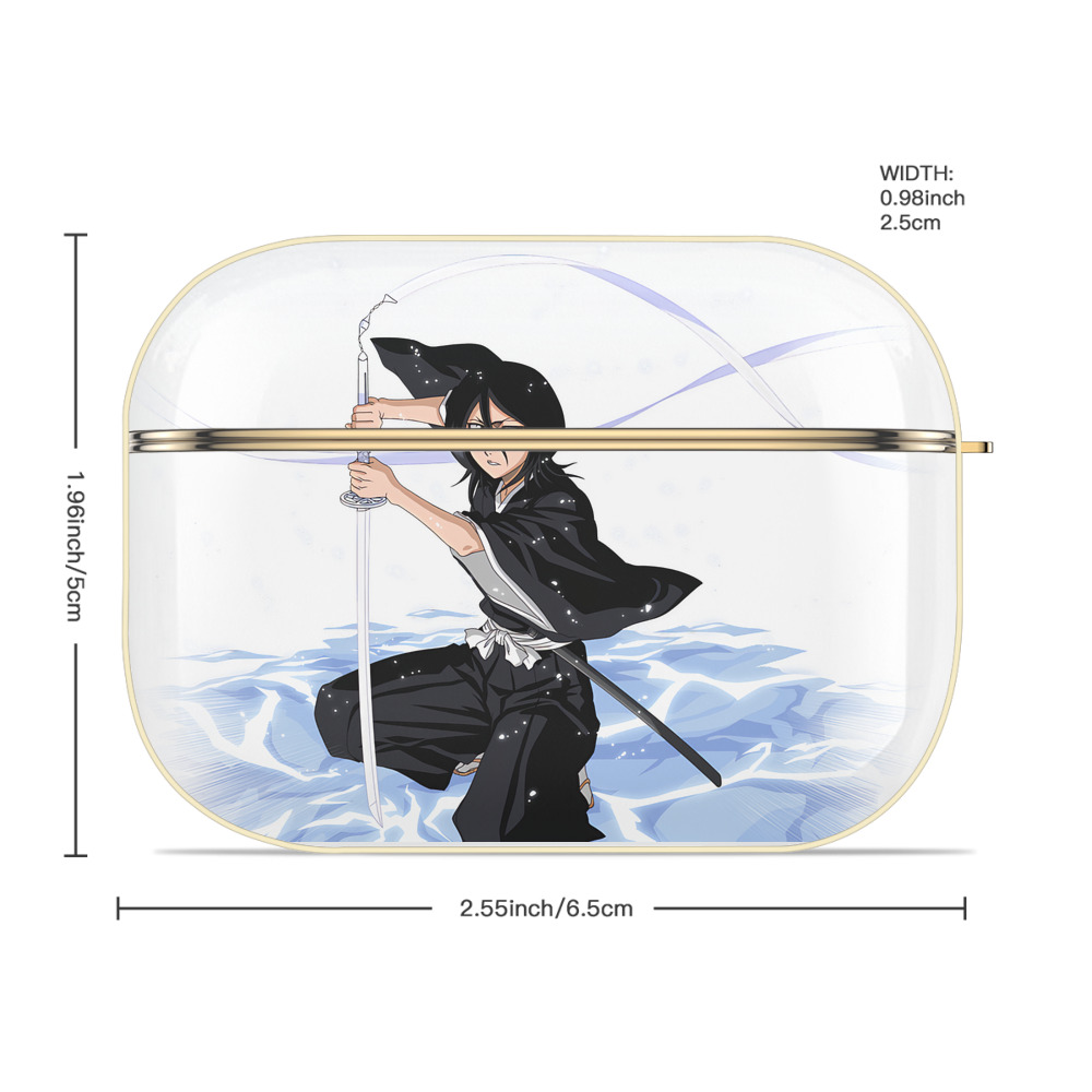 ブリーチ 朽木ルキア BLEACH Kuchiki Rukia 【AirPods Pro用】ハードシェル保護ケース｜耐衝撃・防指紋・カラビナ付き商品仕様